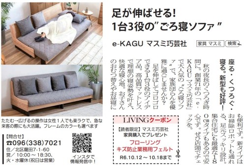 チラシ | 熊本で家具を探すなら｜創業70年以上のインテリア専門店