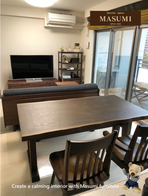 家具のマスミ巧芸社・お客様邸☆熊本市・H様☆W160ダイニングセット
