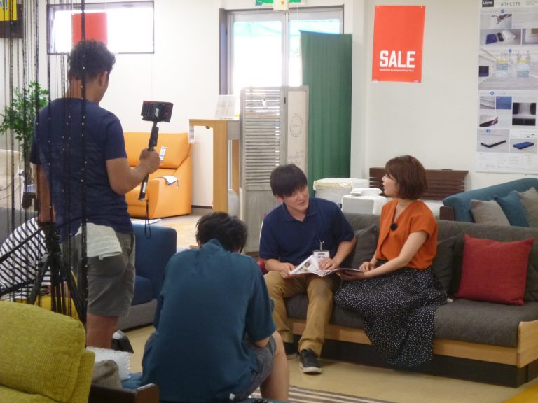 テレビ取材も来ました(^_^)